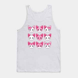 Cute Pink Sphynx Cats Pack Tank Top